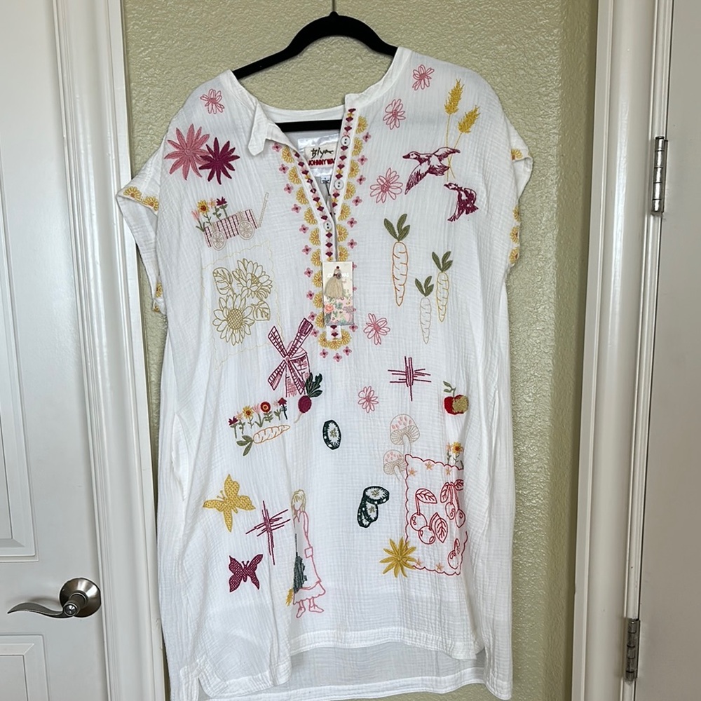 Johnny Was Biya Workshop Dress NWT dress Size L